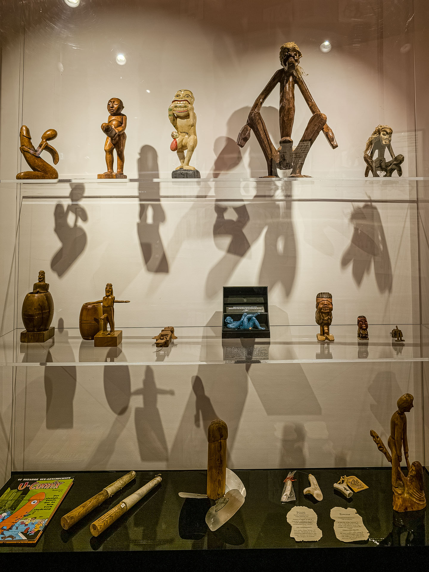 Penis art at the Icelandic Phallological Museum in Reykjavik