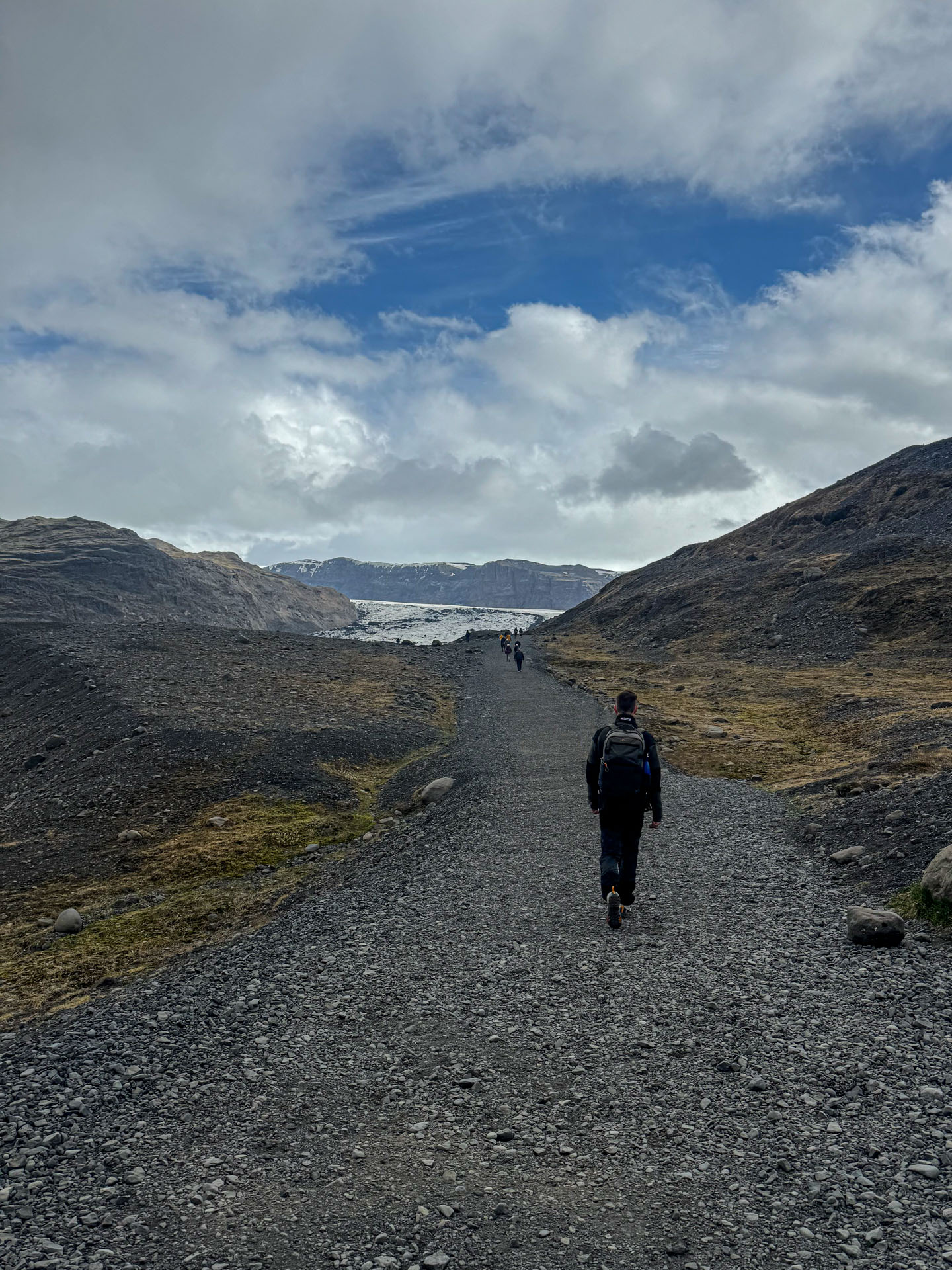 Walking to Sólheimajökull Glacier on Arctic Adventures South Shore Adventure Tour