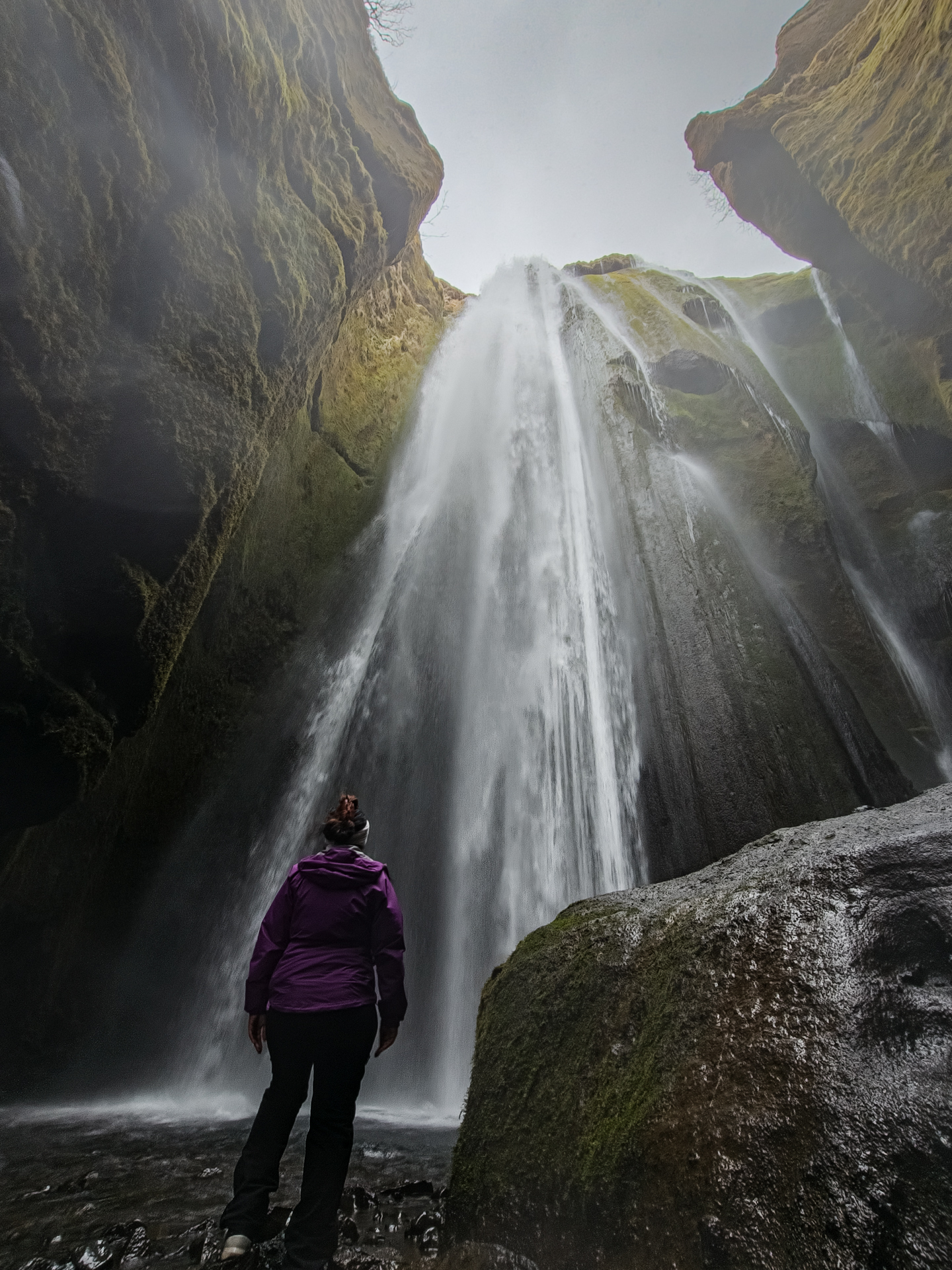 Gljufrabui waterfall on Arctic Adventures South Shore Adventure Tour